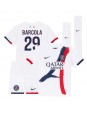 Paris Saint-Germain Bradley Barcola #29 Auswärts Trikotsatz für Kinder 2024-25 Kurzarm (+ Kurze Hosen)